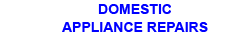 domestic appliance repair