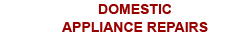 domestic appliance repairs